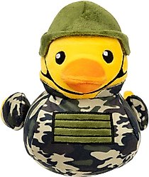 FuzzYard Commanduck Squeaky Plush Dog Toy slide 2 of 9