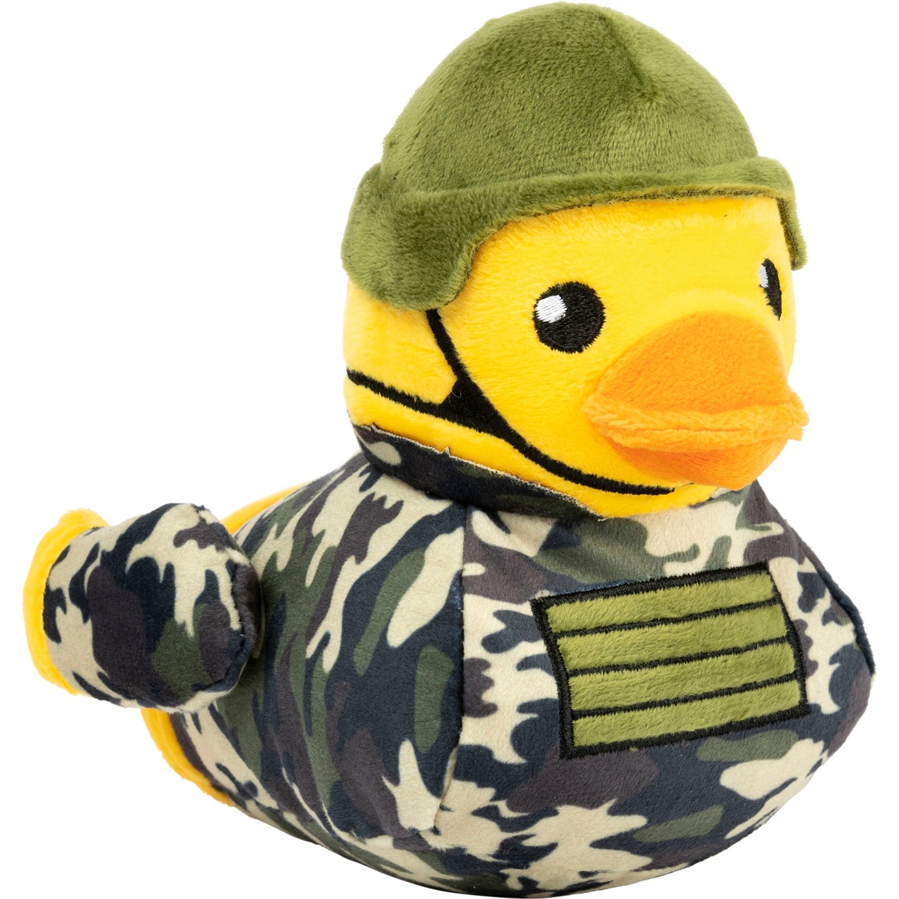 FuzzYard Commanduck Squeaky Plush Dog Toy
