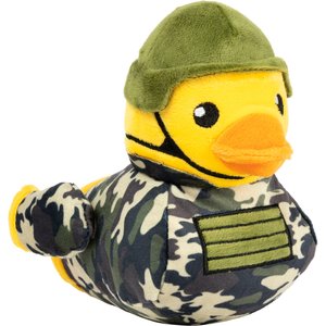 FuzzYard Commanduck Squeaky Plush Dog Toy