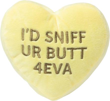 Show full view: FuzzYard Candy Hearts Squeaky Plush Dog Toy, 3 count slide 2 of 6