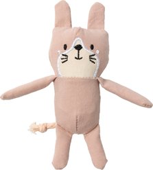 FuzzYard Life Cat Plush Cat Toy with Catnip, Soft Blush
