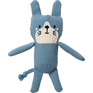 FuzzYard Life Cat Plush Cat Toy with Catnip, French Blue