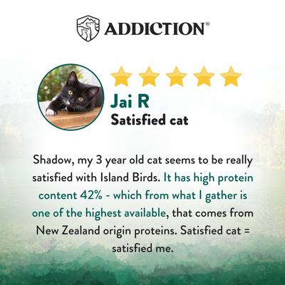 Show full view: Addiction Premium Wild Islands Island Birds Poultry Grain-Free & High-Protein Dry Cat Food, 4-lb bag slide 5 of 11