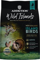 Addiction Premium Wild Islands Island Birds Poultry Grain-Free & High-Protein Dry Cat Food, 4-lb bag