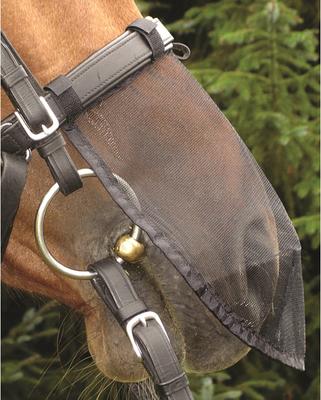 Show full view: Cashel Quiet Ride Horse Nose Net, Black, Large slide 2 of 3