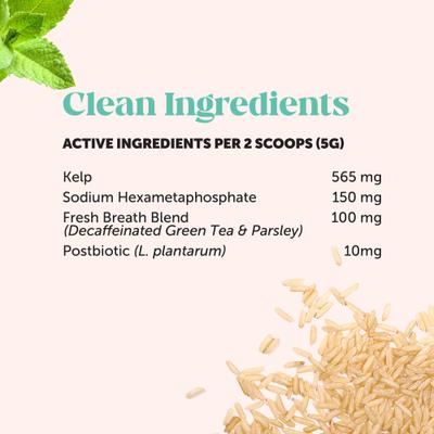 Show full view: Pet Honesty Fresh Breath Freshener Mint Flavored Dental Powder for Dogs, 5.29-oz jar slide 10 of 12