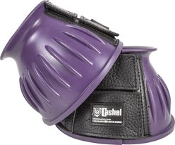Cashel Rubber Bell Horse Boots, Purple, Medium