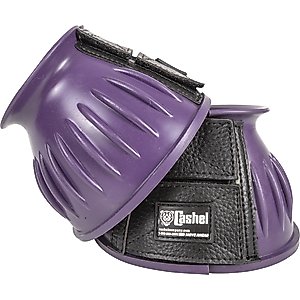 Cashel Rubber Bell Horse Boots, Purple, Medium