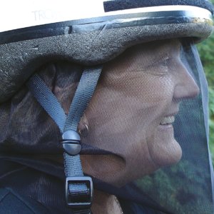 Cashel Quiet Ride Bug Net Horse Fly Mask, Blue