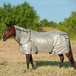 Cashel Economy Horse Fly Sheet with Neck Guard, Grey, 74-76
