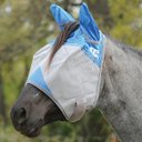 Cashel Crusader Horse Fly Mask with Ears, Blue, Arabian