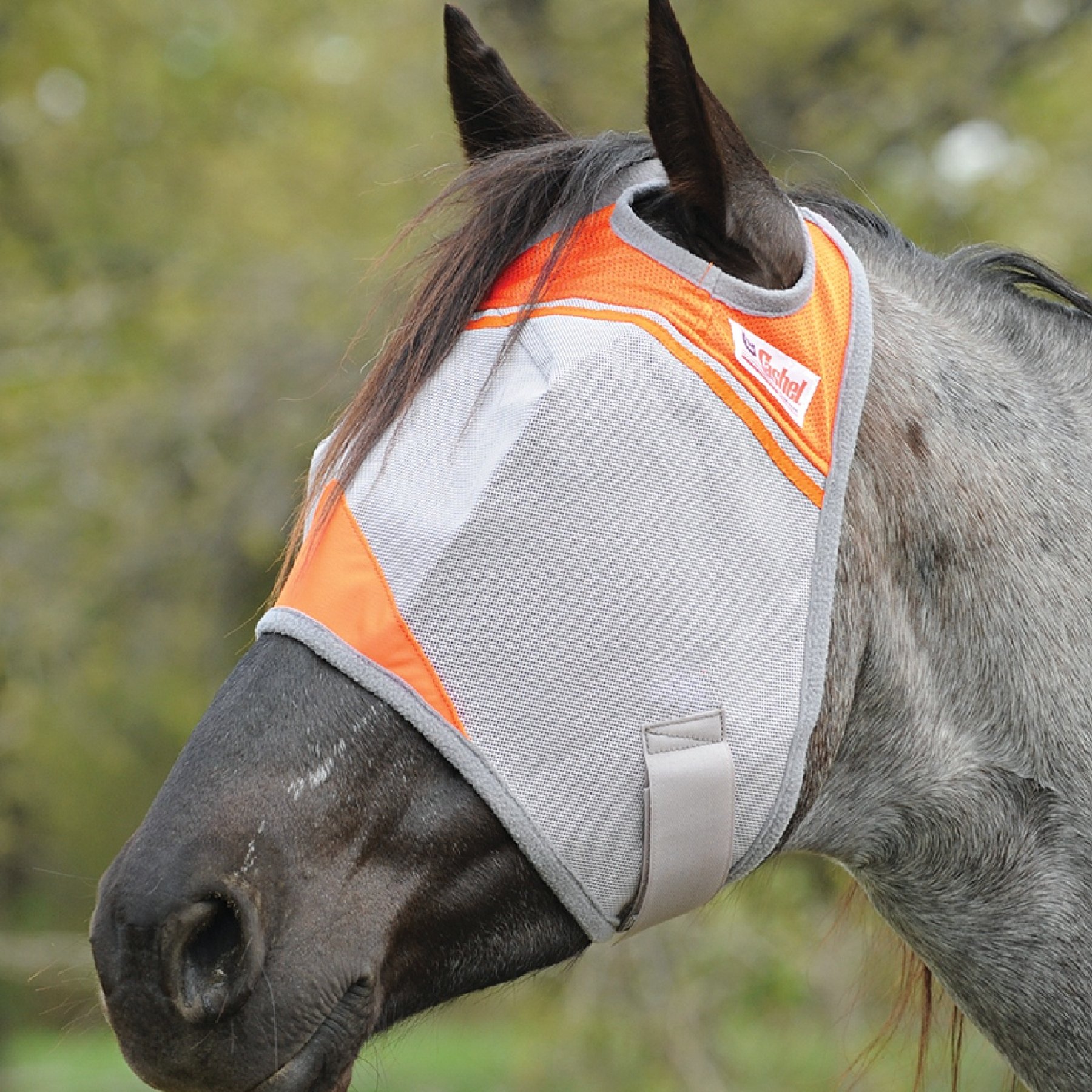 Cashel Crusader Horse Fly Mask, Orange, Horse