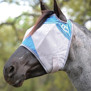 Cashel Crusader Horse Fly Mask, Blue, Warmblood