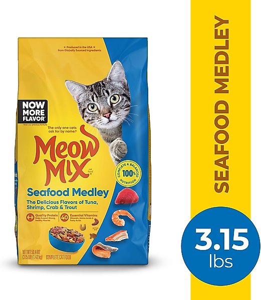 Meow Mix Seafood Medley Dry Cat Food