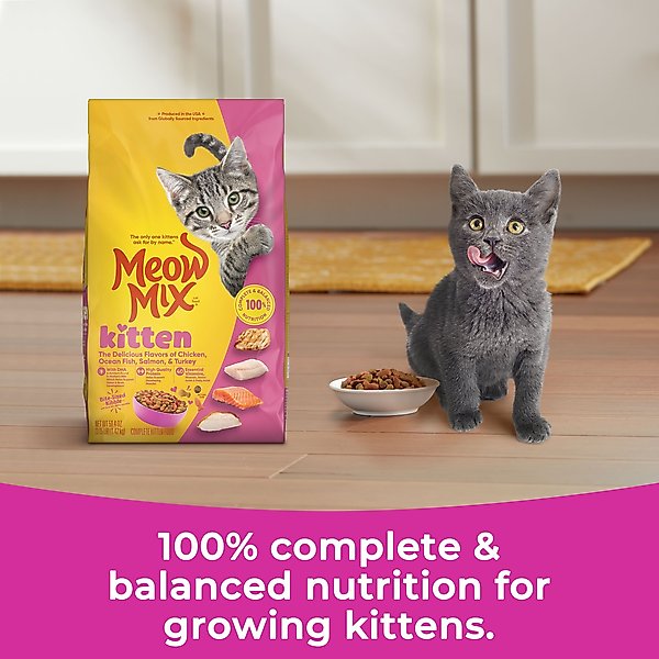 Meow Mix Kitten Li'l Nibbles Dry Cat Food