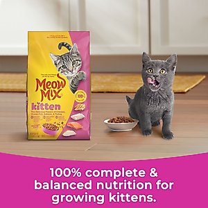 Meow Mix Kitten Li'l Nibbles Dry Cat Food, 3.15-lb bag