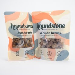Houndstone Venison Hearts Freeze-Dried Dog Treats, 2-oz bag slide 2 of 4