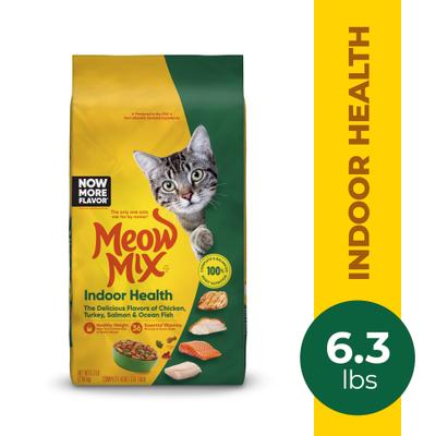 Show full view: Meow Mix Indoor Health Dry Cat Food, 6.3-lb bag slide 3 of 10
