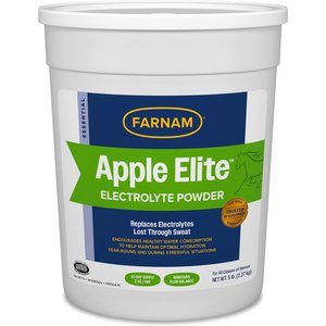 Farnam Apple Elite Electrolyte Powder Apple Flavor Horse Supplement, 5-lb tub