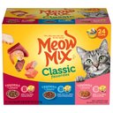 Meow Mix Classic Favorites Tenders in Sauce Variety Pack Wet Cat Food, 2.75-oz, case of 24