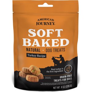 American Journey Turkey Recipe Grain-Free Soft-Baked Dog Treats, 8-oz bag