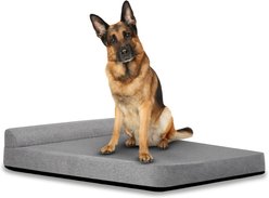 Diggs Bolster Crate Dog Bed, Grey, X-Large slide 2 of 4