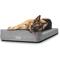 Show in main carousel: Diggs Bolster Crate Dog Bed, Grey, X-Large slide 3 of 4