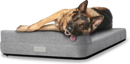 Show full view: Diggs Bolster Crate Dog Bed, Grey, X-Large slide 3 of 4