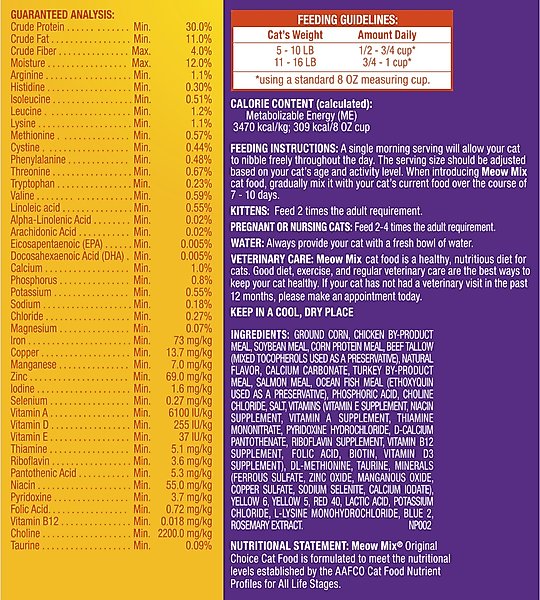 Meow Mix Original Choice Dry Cat Food