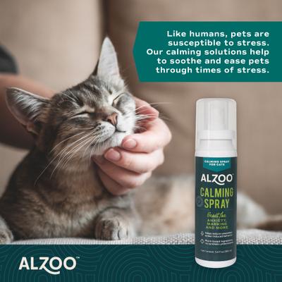 Show full view: ALZOO Natural Plant Based Calming Cat Spray, 3.4-fl oz bottle slide 6 of 9