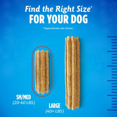 Show full view: DentaLife Plus Immune Support Chicken, Apple & Blueberry Flavor Small/Medium Dental Dog Treats, 8 count slide 6 of 12