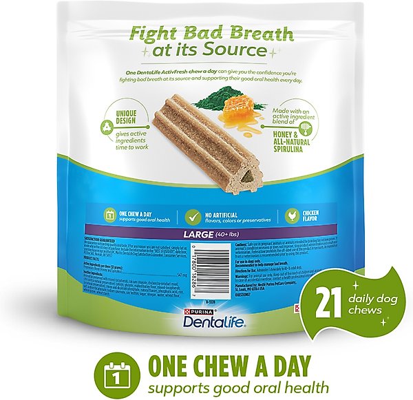 DentaLife ActivFresh Daily Oral Care Large Dental Dog Treats