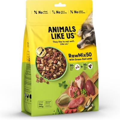 Show full view: Animals Like Us RawMix50 Grass-Fed Beef + Cage-Free Chicken + Grass-Fed Lamb Dog Food slide 8 of 9