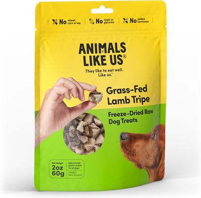 Show full view: Animals Like Us Cage-Free Chicken Liver + Grass-Fed Lamb Heart + Grass-Fed Lamb Tripe + Grass-Fed Beef Liver Dog & Cat Treats slide 6 of 9