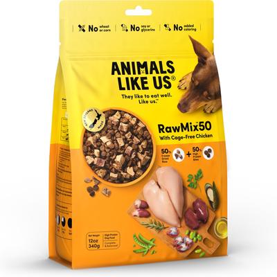Show full view: Animals Like Us RawMix50 Grass-Fed Beef + Cage-Free Chicken + Grass-Fed Lamb Dog Food slide 5 of 9