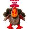 Show in main carousel: KONG Low Stuff Turkey Squeaky Dog Toy, Brown, Medium slide 3 of 3