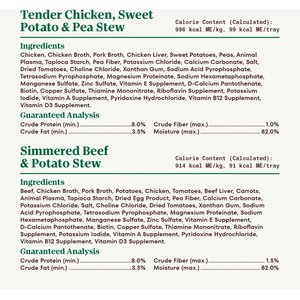 Nutro Grain-Free Beef, Chicken, Turkey & Lamb Stew Cuts in Gravy Variety Pack Adult Wet Dog Food, 3.5-oz, case of 24