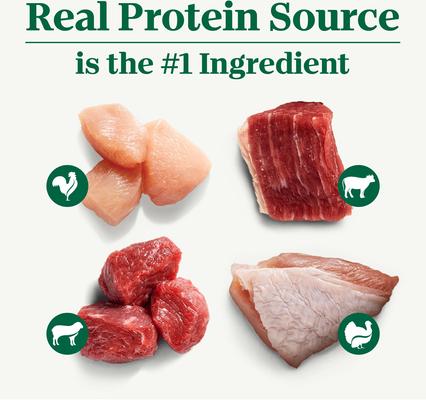 Show full view: Nutro Grain-Free Beef, Chicken, Turkey & Lamb Stew Cuts in Gravy Variety Pack Adult Wet Dog Food, 3.5-oz, case of 24 slide 4 of 11