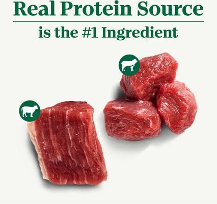 Show full view: Nutro Grain-Free Simmered Beef Stew & Savory Lamb Stew Cuts in Gravy Variety Pack Adult Wet Dog Food Trays, 3.5-oz, case of 12 slide 4 of 11