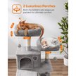 Show in main carousel: FEANDREA 66.1-in Plush Cat Tree, Light Gray slide 5 of 8