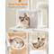 Show in main carousel: FEANDREA 66.1-in Plush Cat Tree, Cream White slide 4 of 8