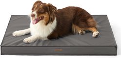 Lesure Indoor & Outdoor Waterproof Orthopedic Dog Bed with Removable Cover, Grey, Medium
