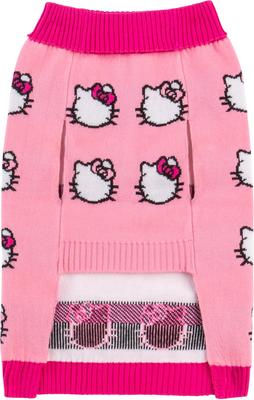 Show full view: Hello Kitty Knit Dog Sweater, Pink, Large slide 3 of 4