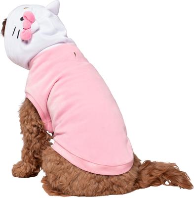 Show full view: Hello Kitty & Friends Dog Costume Hoodie, Pink, Medium slide 4 of 4