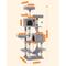 Show in main carousel: FEANDREA 66.1-in Plush Cat Tree, Light Gray slide 8 of 9
