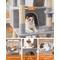Show in main carousel: FEANDREA 66.1-in Plush Cat Tree, Light Gray slide 7 of 9