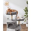 Show in main carousel: FEANDREA 66.1-in Plush Cat Tree, Light Gray slide 4 of 8