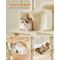 Show in main carousel: FEANDREA 66.1-in Plush Cat Tree, Beige slide 4 of 8