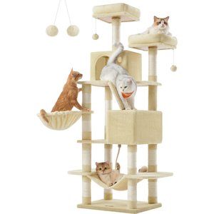FEANDREA 66.1-in Plush Cat Tree