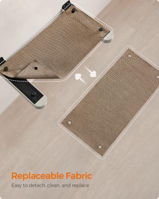 Show full view: FEANDREA Clickat Collection Wall-Mounted Cat Hammock, Gray slide 5 of 6